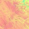 Topografische kaart Golog, hoogte, reliëf