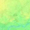Topografische kaart Timboektoe, hoogte, reliëf