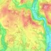 Topografische kaart Vertemate, hoogte, reliëf