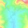 Topografische kaart Pojo, hoogte, reliëf