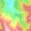 Topografische kaart Salogni, hoogte, reliëf