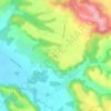 Topografische kaart Biéou, hoogte, reliëf
