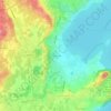 Topografische kaart Pieve Vecchia, hoogte, reliëf