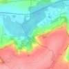 Topografische kaart La Roise Monceau, hoogte, reliëf