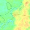 Topografische kaart Rosario del Yata, hoogte, reliëf