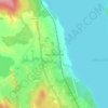 Topografische kaart Västra Ämtervik, hoogte, reliëf