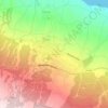Topografische kaart Honokaa, hoogte, reliëf