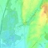 Topografische kaart Arcelot, hoogte, reliëf