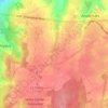 Topografische kaart Ansuelle, hoogte, reliëf