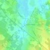Topografische kaart Eyran, hoogte, reliëf