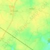 Topografische kaart Berseaucourt, hoogte, reliëf