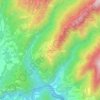 Topografische kaart Sillico, hoogte, reliëf