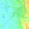 Topografische kaart Myerscough, hoogte, reliëf
