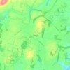 Topografische kaart Firetown, hoogte, reliëf