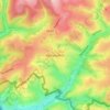 Topografische kaart Manderfeld, hoogte, reliëf