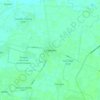 Topografische kaart Chablekal, hoogte, reliëf