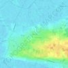 Topografische kaart La Roche Baron, hoogte, reliëf