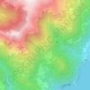 Topografische kaart Monti di Breglia, hoogte, reliëf