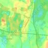 Topografische kaart Neu-Grambow, hoogte, reliëf