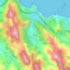 Topografische kaart Baltezana, hoogte, reliëf