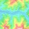Topografische kaart La Xuliana, hoogte, reliëf