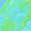 Topografische kaart Meijendel, hoogte, reliëf