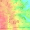 Topografische kaart Aisby, hoogte, reliëf