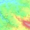 Topografische kaart Lachenaud, hoogte, reliëf