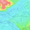 Topografische kaart La Chaume, hoogte, reliëf