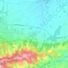 Topografische kaart Roncolo, hoogte, reliëf