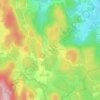 Topografische kaart La Parade, hoogte, reliëf