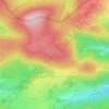 Topografische kaart Glindfeld, hoogte, reliëf