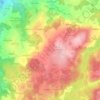 Topografische kaart Söllhuben, hoogte, reliëf