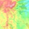 Topografische kaart Kernigel, hoogte, reliëf