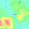 Topografische kaart Milford, hoogte, reliëf