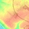 Topografische kaart Baie de la Somme, hoogte, reliëf