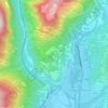 Topografische kaart Traversagno, hoogte, reliëf