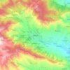 Topografische kaart Hadrut, hoogte, reliëf