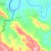 Topografische kaart Dehesa de la Madrona, hoogte, reliëf