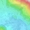 Topografische kaart Tartsch - Tarces, hoogte, reliëf