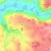 Topografische kaart Hochecourt, hoogte, reliëf