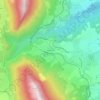 Topografische kaart Bouthoui, hoogte, reliëf