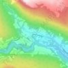 Topografische kaart Heidal, hoogte, reliëf