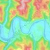 Topografische kaart Seuzac, hoogte, reliëf