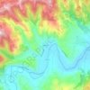 Topografische kaart Quartino, hoogte, reliëf