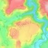 Topografische kaart Chambeyrac, hoogte, reliëf