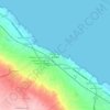 Topografische kaart Polignano a Mare, hoogte, reliëf