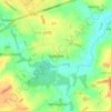Topografische kaart Tatterford, hoogte, reliëf