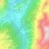 Topografische kaart Villarey Superiore, hoogte, reliëf