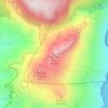 Topografische kaart Monte Oro, hoogte, reliëf
